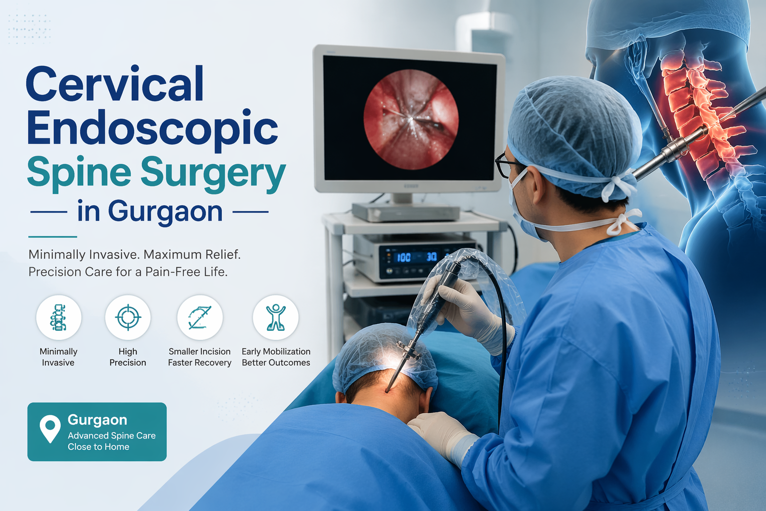 Cervical Endoscopic Spine Surgery in Gurgaon