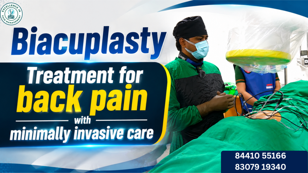 Biacuplasty Treatment for back pain with minimally invasive care
